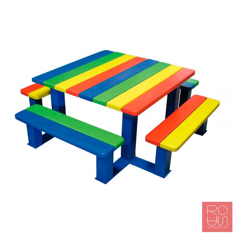 Taula de pícnic INFANTIL model Silaos versió parvulari